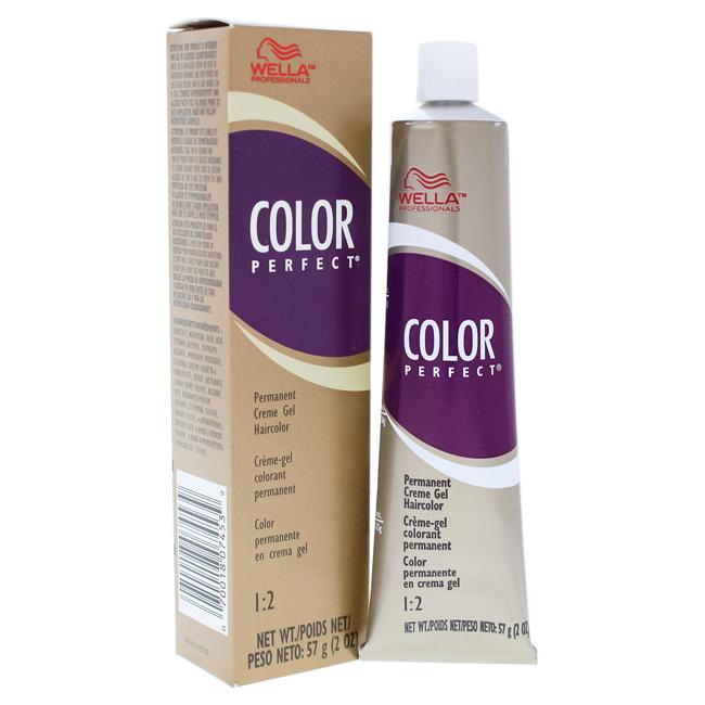 Color Perfect 7A Medium Ash Blonde Permanent Creme Gel Haircolor