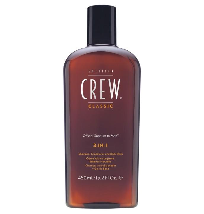 AMERICAN CREW Classic 3-in-1 shampoo,conditioner & shower gel