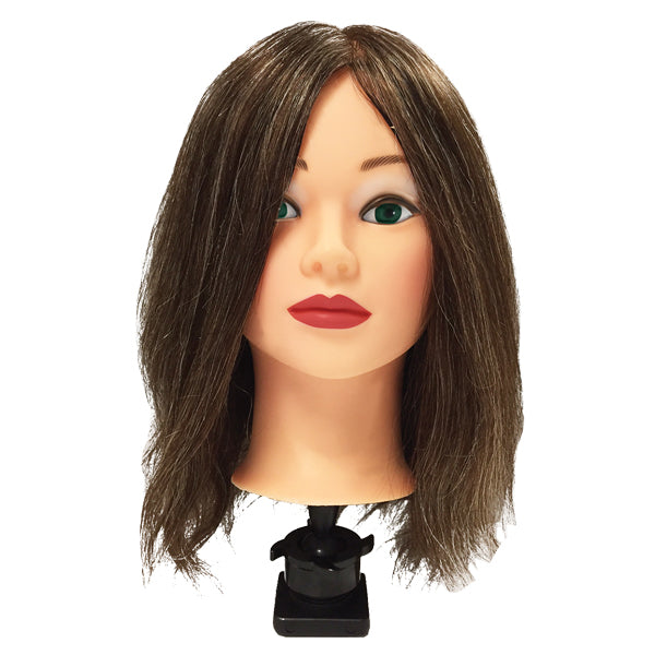 Brown Hair Economic Female Mannequin #BES963BRUCC - 6 TO 12"