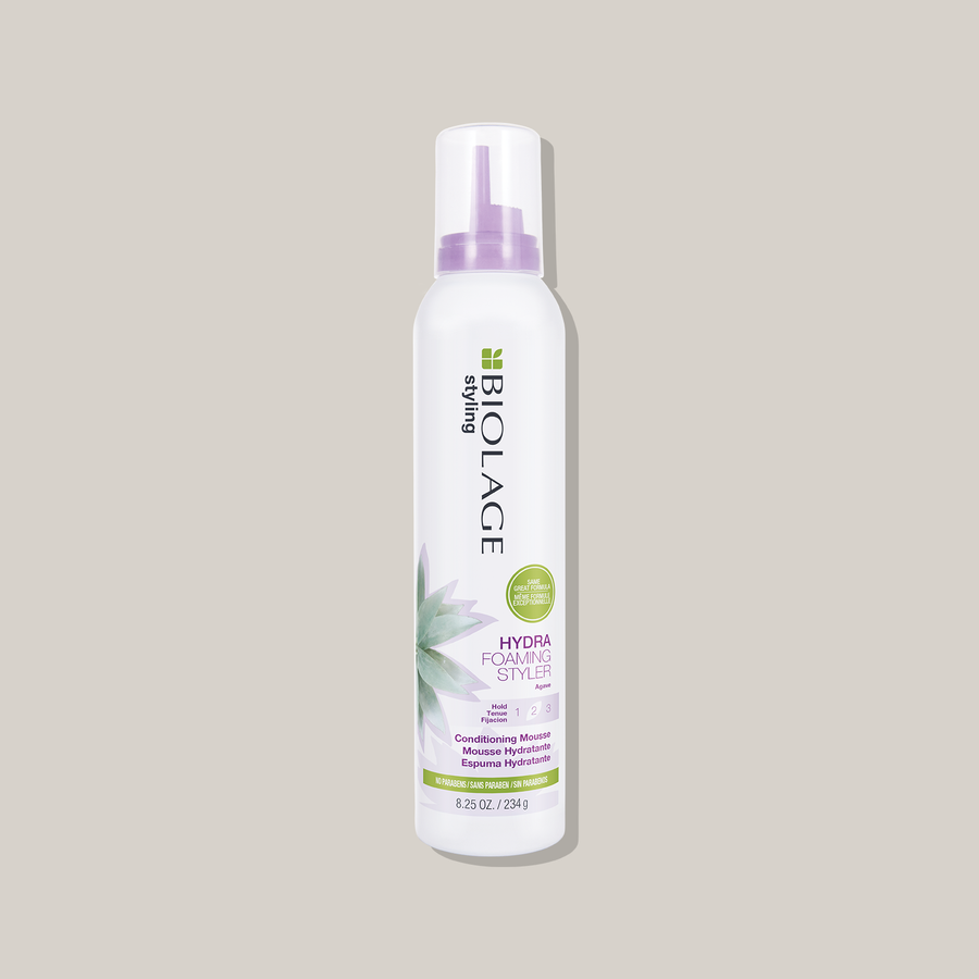 Blue agave hydra foaming styler