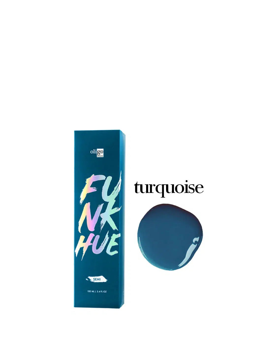 FunkHue Semi Permanent Hair Color Turquoise