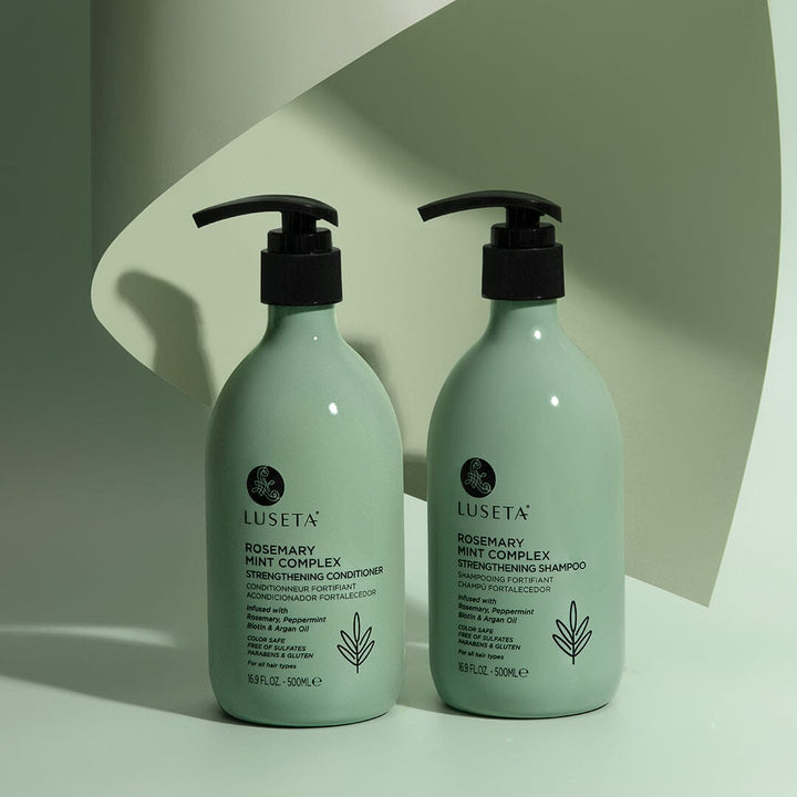 Luseta Shampoing &amp; Après-shampooing Complexe Romarin Menthe 1 L Duo