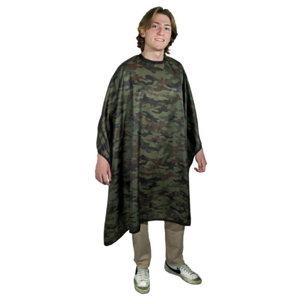 Cape de coupe de luxe camouflage #BESCAMOUC