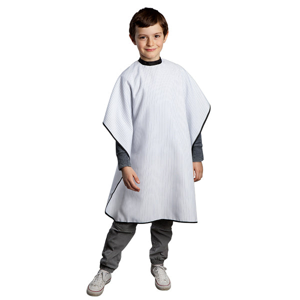 Cape de coupe blanche pour enfant #BESKIDBARUCC - 29" X 41"