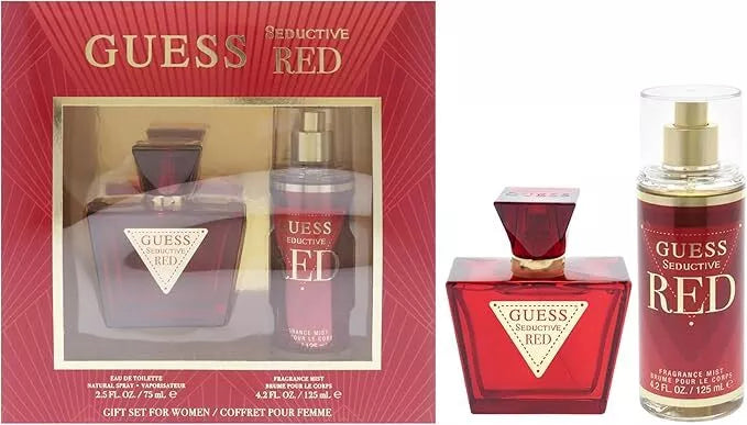 Coffret cadeau Edt Seductive Red avec brume corporelle