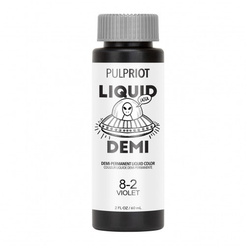 Liquid Demi Violet 8-2 Demi Couleur Liquide Permanente 