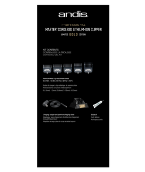 Andis Cordless Master Or Édition Limitée