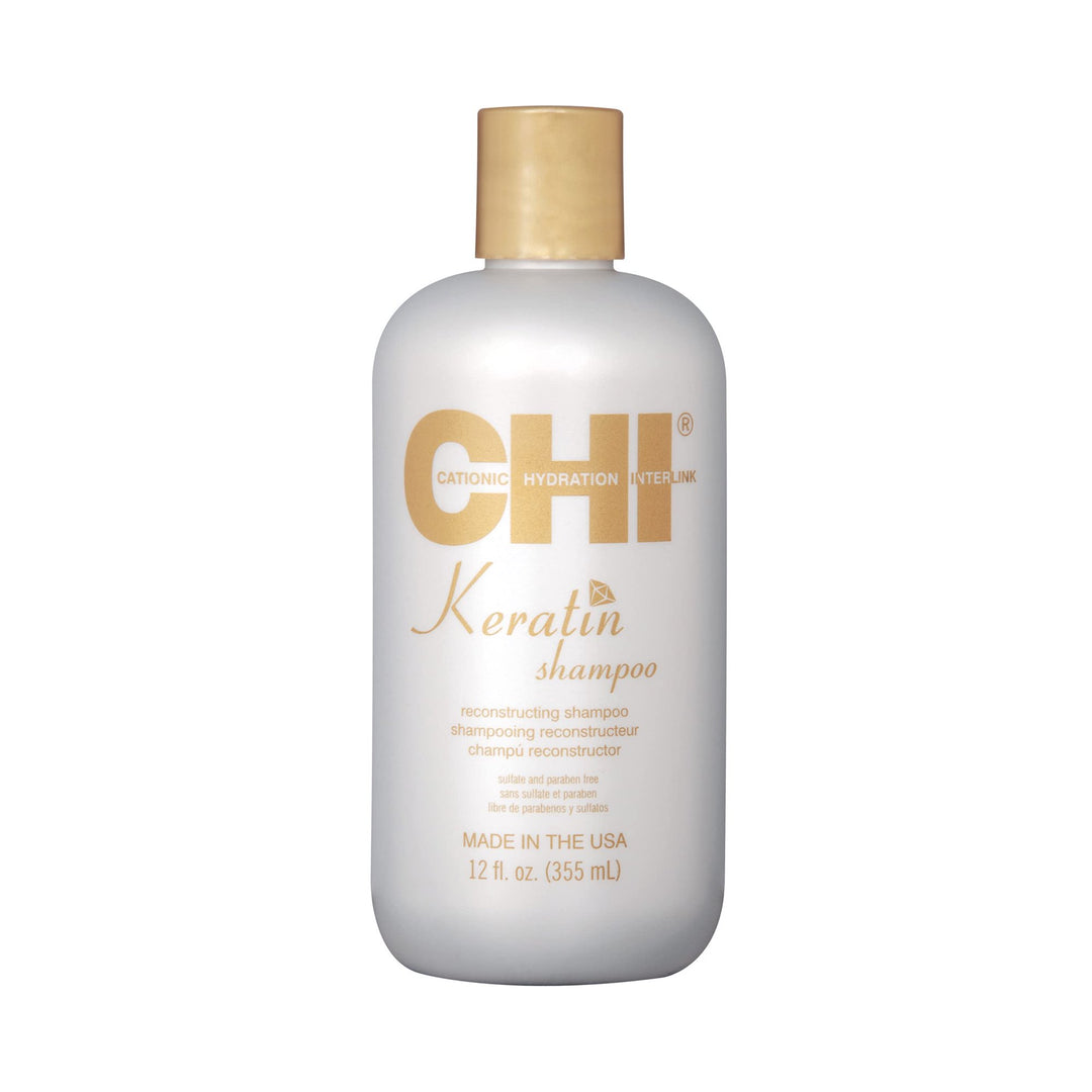 CHI Keratin Reconstructing Shampoo 32oz + CHI Keratin Reconstructing Shampoo 12oz