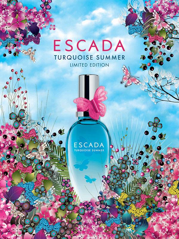 Eau de toilette en vaporisateur Turquoise Summer en édition limitée 