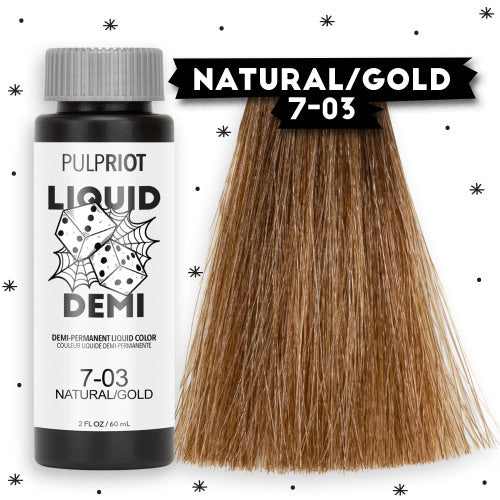 Couleur Liquide Demi Naturel/Or 7-03 Demi-Permanent 