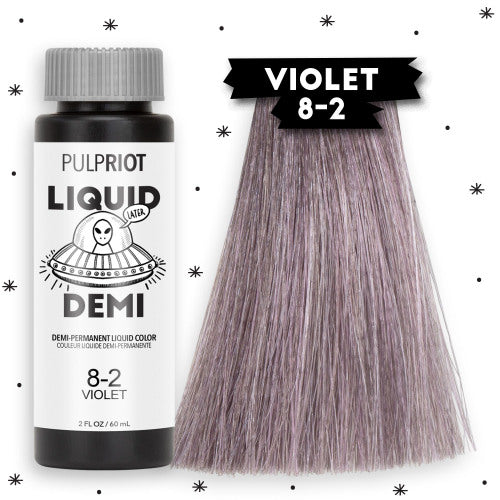 Liquid Demi Violet 8-2 Demi Couleur Liquide Permanente 