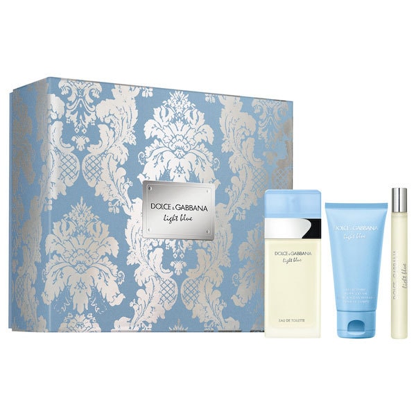 Coffret cadeau 3 pièces bleu clair