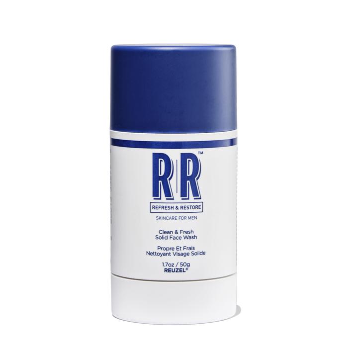 New Reuzel Refresh & Restore: Clean & Fresh Solid Face Wash Stick - 1.7oz/50g