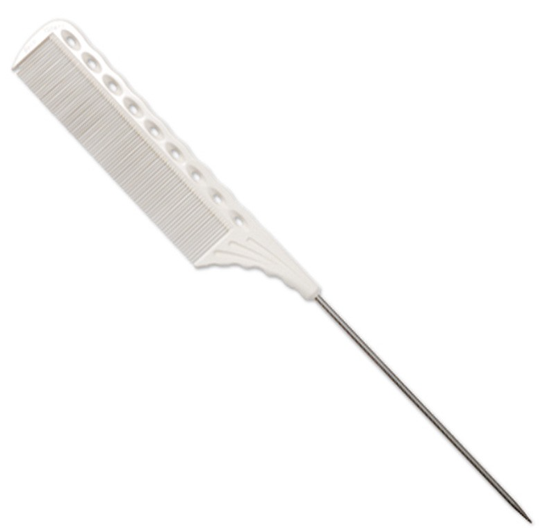White Super Winding Pin Tail Comb 225mm