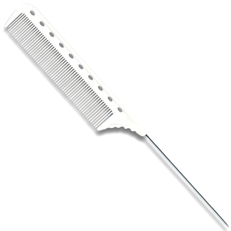 Extra Long Tail Comb Standard Teeth White
