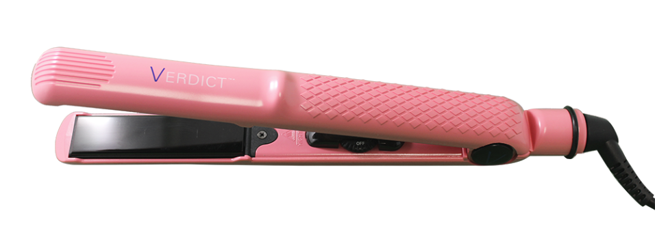 Professional Blue Mirror Titanium Flat Iron 450 F-strawberry Ice