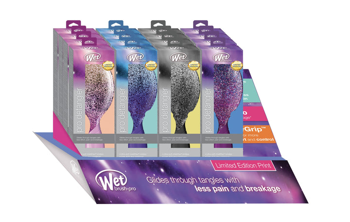 Gilded Glamour Pro Detangler 16PC Display