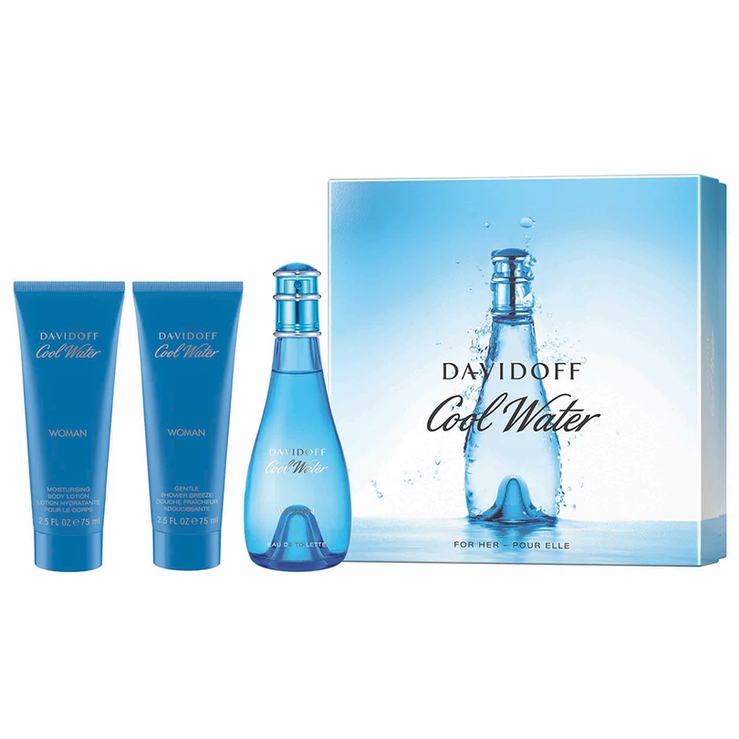 Coffret cadeau 3 pièces Cool Water Woman