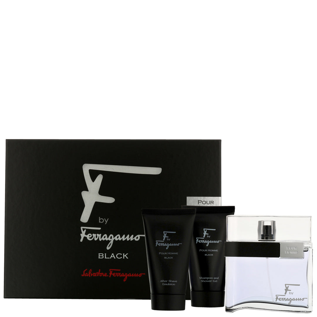 Men gift set F by Ferragamo Black