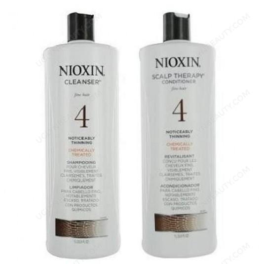 Cleanser &amp; Scalp Therapy System 4 Duo Set shampooing et revitalisant