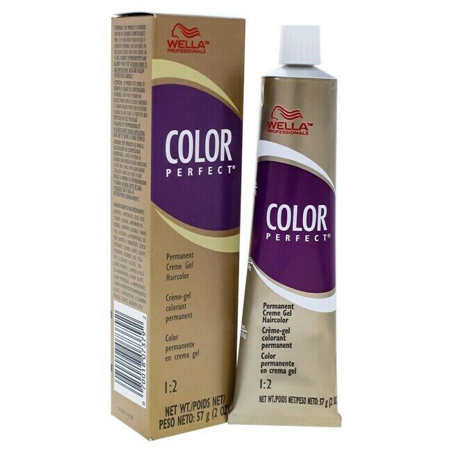 7WB Color Perfect Warm Blond Moyen Permanent Crème Gel Coloration des Cheveux